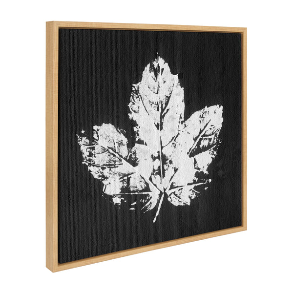 kate & laurel Sylvie Autumns End BW Framed Canvas by Mentoring Positives