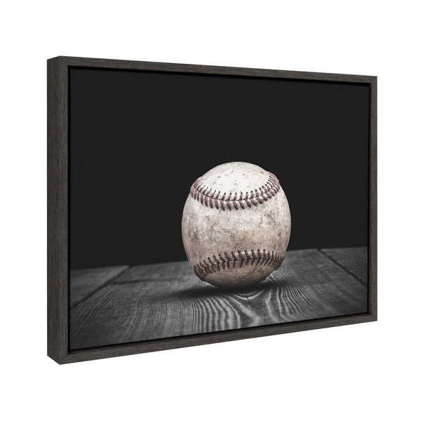 Kate & Laurel Sylvie Baseball Framed Canvas By Shawn St. Peter