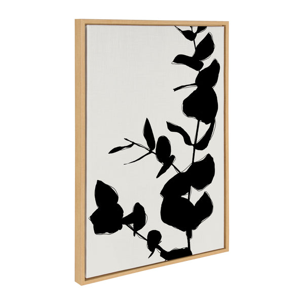Kate & Laurel Sylvie BB Branch Framed Canvas By Border Bloom