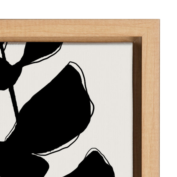 Kate & Laurel Sylvie BB Branch Framed Canvas By Border Bloom