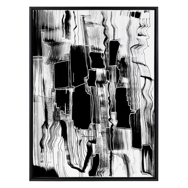 Kate & Laurel Sylvie Be Bold Framed Canvas By Leah Nadeau