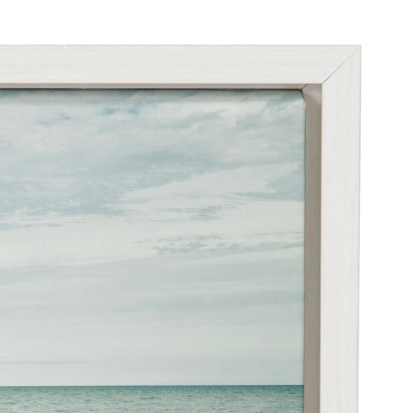 Kate & Laurel Sylvie Beach 2 Framed Canvas By Emiko And Mark Franzen Of F2Images