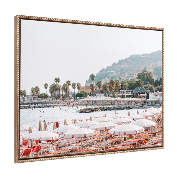 kate & laurel Sylvie Beaded AA Imperia Framed Canvas by Alicia Abla