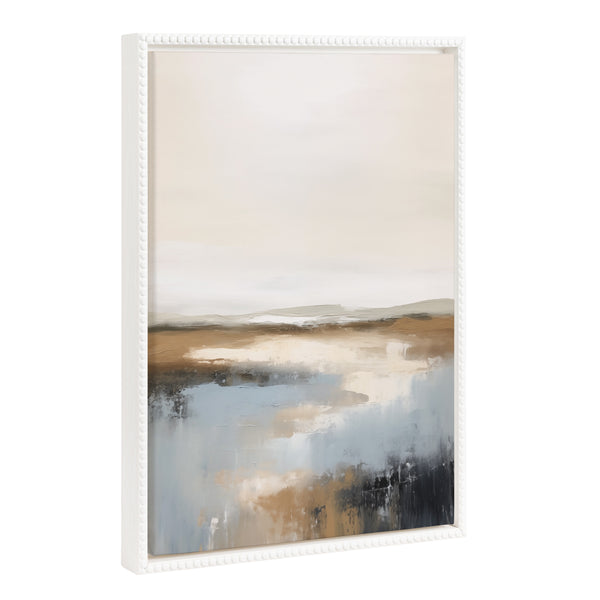 Kate & Laurel Sylvie Beaded Idyllic Retreat Framed Canvas By Amy Lighthall