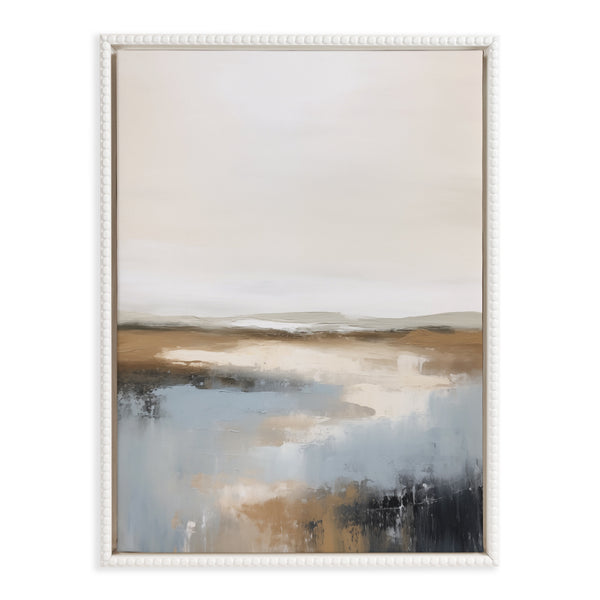 Kate & Laurel Sylvie Beaded Idyllic Retreat Framed Canvas By Amy Lighthall