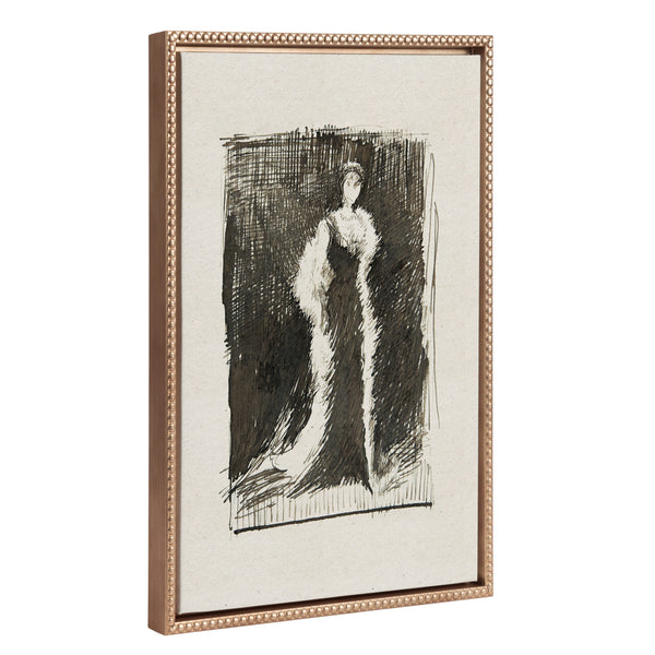 Kate & Laurel Sylvie Beaded Lady Meux Framed Canvas By The Art Institute Of Chicago