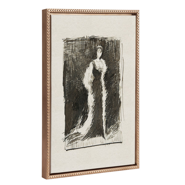 kate & laurel Sylvie Beaded Lady Meux Framed Canvas by The Art Institute of Chicago