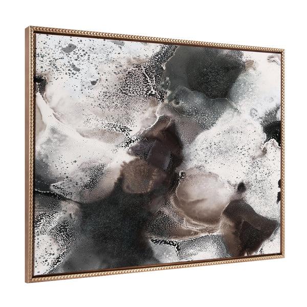 kate & laurel Sylvie Beaded Nebula Abstract III Framed Canvas by Amy Lighthall