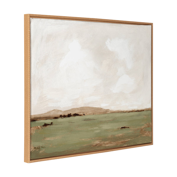 Kate & Laurel Sylvie Beaded Rest No 2 Framed Canvas By Mackenzie Nelson