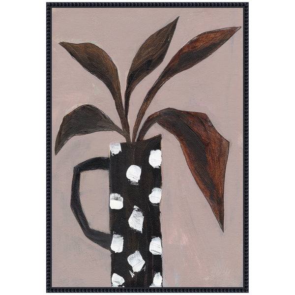 Kate & Laurel Sylvie Beaded Spotlight On Nature Framed Canvas By Nikita Jariwala
