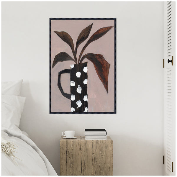 Kate & Laurel Sylvie Beaded Spotlight On Nature Framed Canvas By Nikita Jariwala