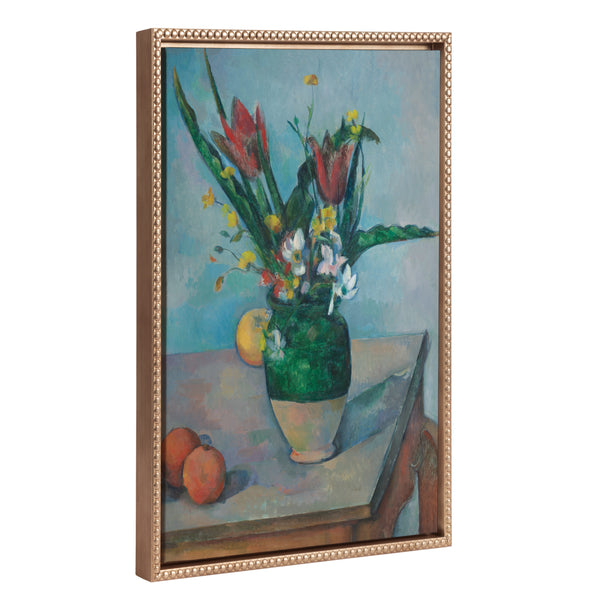 kate & laurel Sylvie Beaded The Vase of Tulips c. 1890 Framed Canvas by The Art Institute of Chicago
