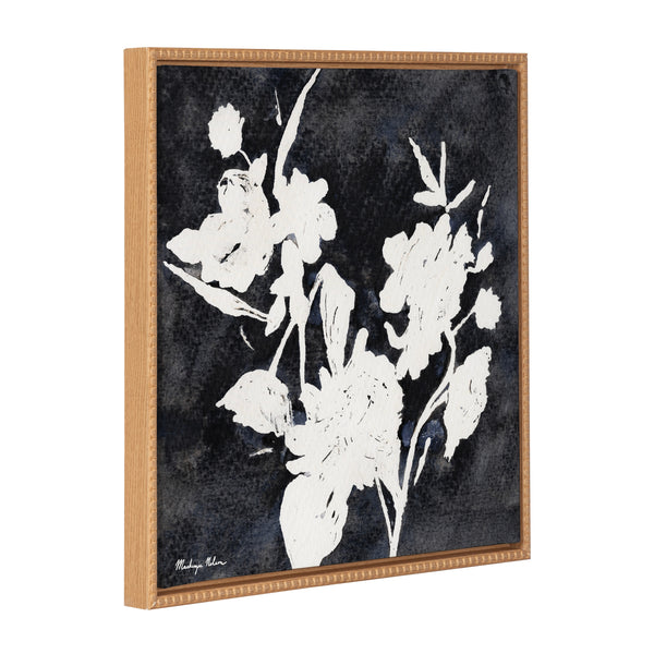 kate & laurel Sylvie Beaded Wildflowers Framed Canvas by Mackenzie Nelson