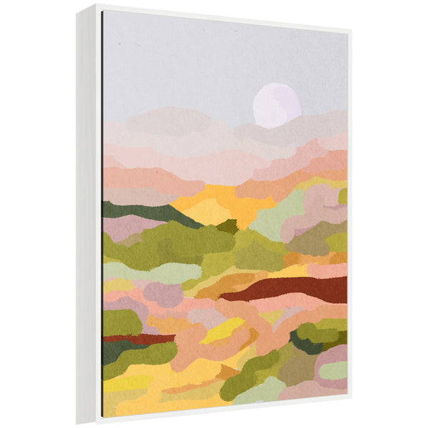 kate & laurel Sylvie Beautiful Landscape Framed Canvas by July Art Prints