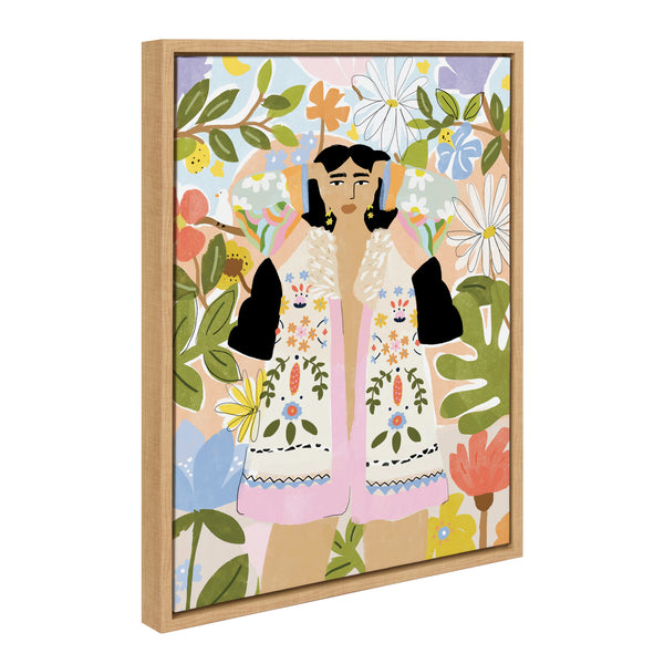 Kate & Laurel Sylvie Beauty Around Me Framed Canvas By Alja Horvat