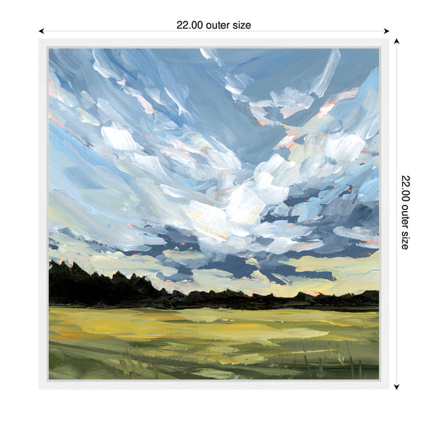 Kate & Laurel Sylvie Before The Storm Framed Canvas By Emily Kenney