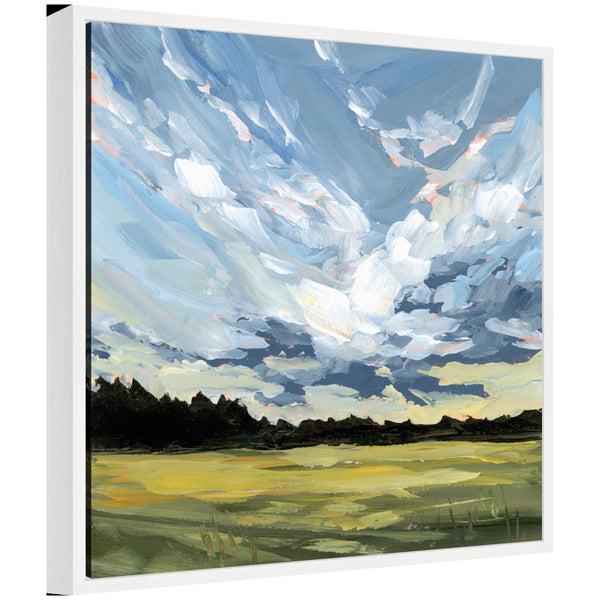 kate & laurel Sylvie Before The Storm Framed Canvas by Emily Kenney