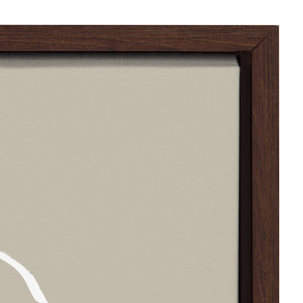 Kate & Laurel Sylvie Beige Going In Circles Framed Canvas Set By Teju Reval Of SnazzyHues