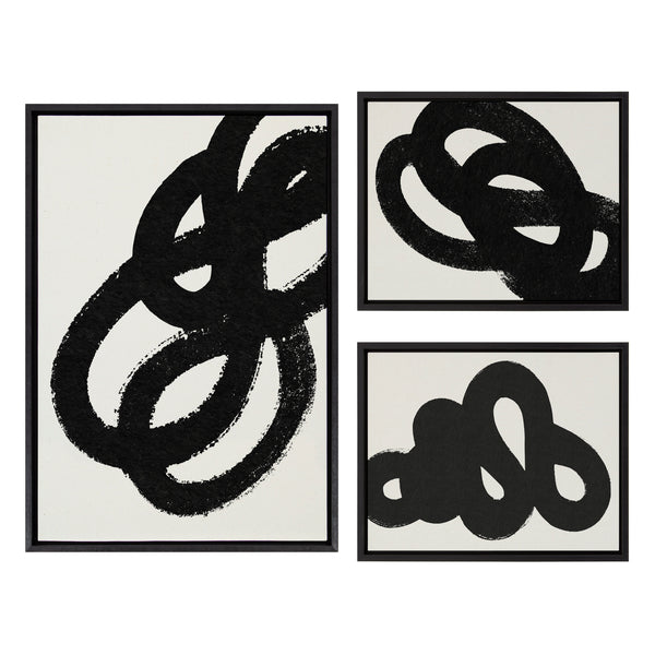 Kate & Laurel Sylvie Black Path Follow The Path And This Way Framed Canvas By Rocket Jack