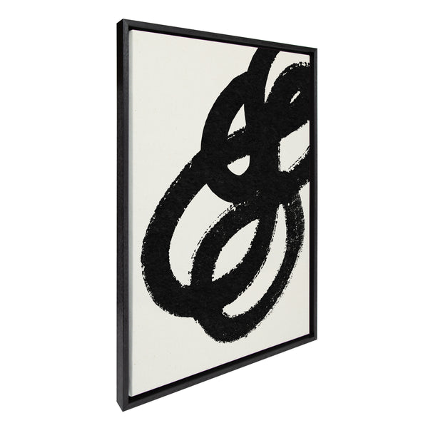 Kate & Laurel Sylvie Black Path Follow The Path And This Way Framed Canvas By Rocket Jack