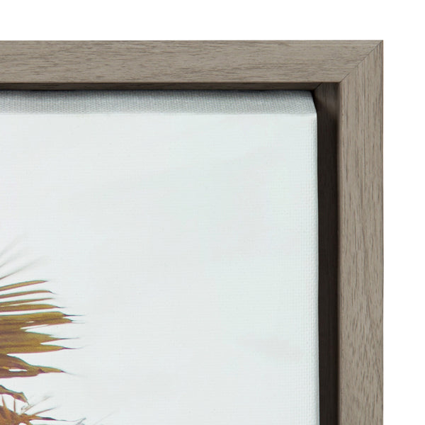 Kate & Laurel Sylvie Blue Beach Van Framed Canvas By Amy Peterson Art Studio