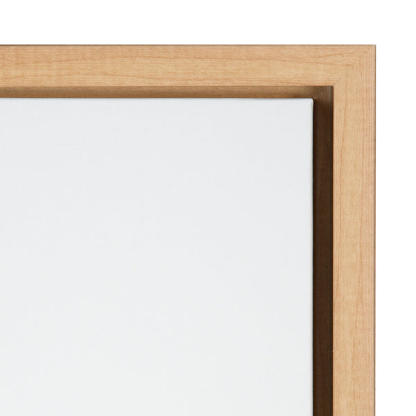 Kate & Laurel Sylvie Blue Cactus Framed Canvas By Simon Te Tai