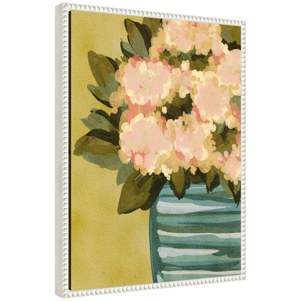 kate & laurel Sylvie Blush Blossoms Framed Canvas by Nikita Jariwala