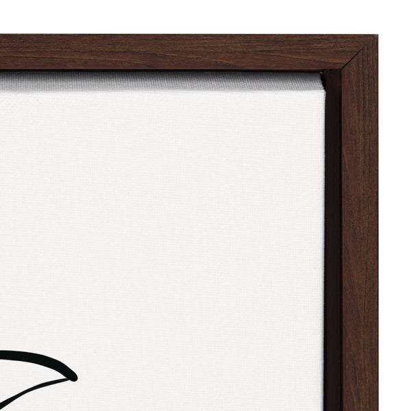 Kate & Laurel Sylvie Botanical Sketch Print No 2 Framed Canvas By The Creative Bunch Studio