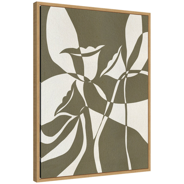 kate & laurel Sylvie Bound by Beauty 4 Framed Canvas by Shatha Al Dafai