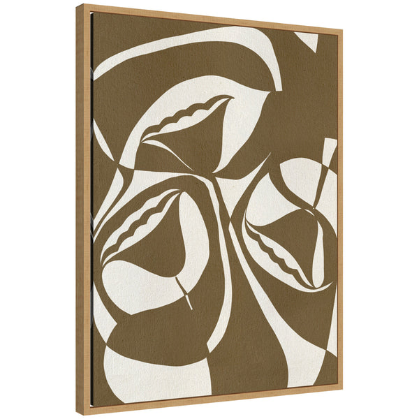 kate & laurel Sylvie Bound by Beauty 6 Framed Canvas by Shatha Al Dafai