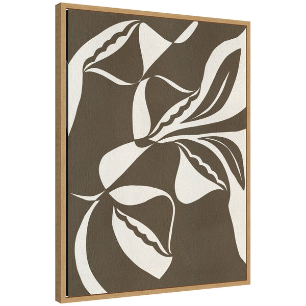 kate & laurel Sylvie Bound by Beauty 8 Framed Canvas by Shatha Al Dafai