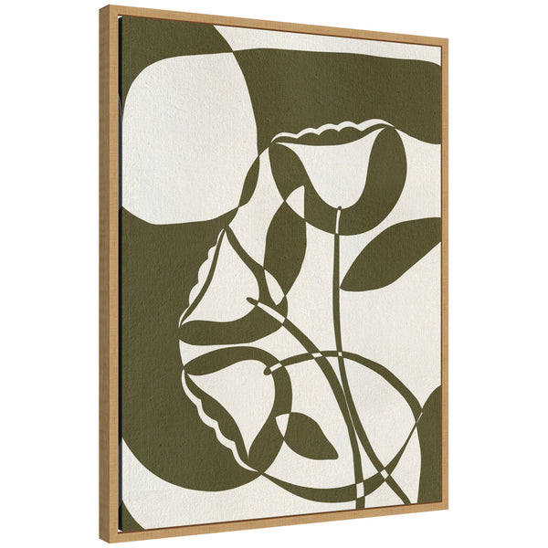 kate & laurel Sylvie Bound by Beauty 9 Framed Canvas by Shatha Al Dafai