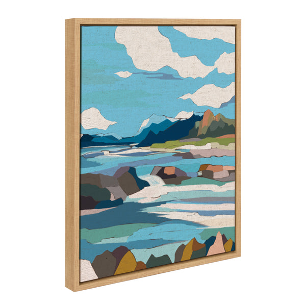 kate & laurel Sylvie Brienz Framed Canvas by Nikita Jariwala