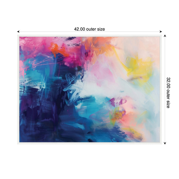 Kate & Laurel Sylvie Bright Abstract II Framed Canvas By Amy Lighthall