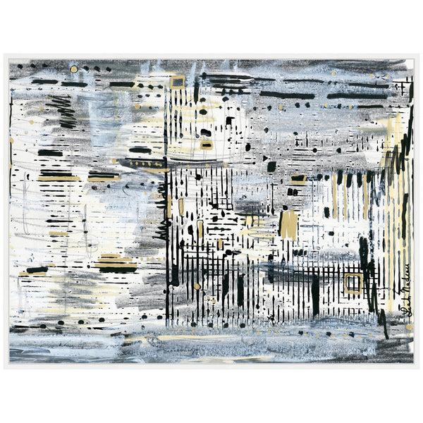 Kate & Laurel Sylvie Brooklyn Bridge Horizontal Framed Canvas By Leah Nadeau