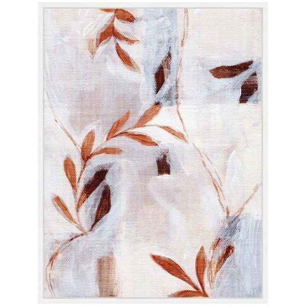 Kate & Laurel Sylvie Brown Foliage Framed Canvas By Nikita Jariwala