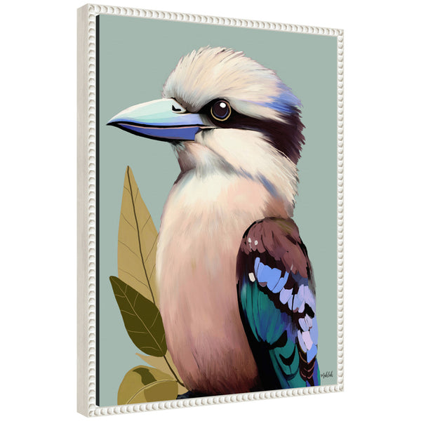 kate & laurel Sylvie Burrill Kookaburra Framed Canvas by Inkheart Designs