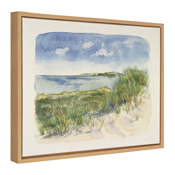 Kate & Laurel Sylvie By The Sea Framed Canvas By Patricia Shaw