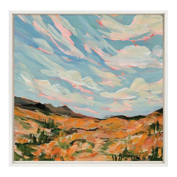 kate & laurel Sylvie California Framed Canvas by Emily Kenney