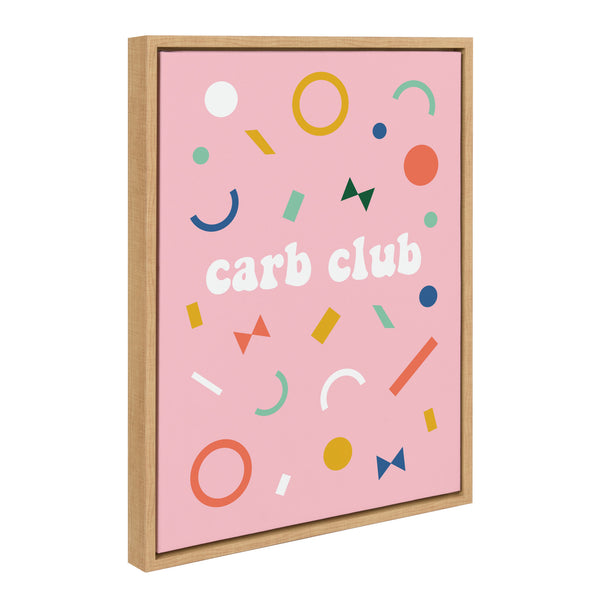 Kate & Laurel Sylvie Carb Club Framed Canvas By Duchess Plum