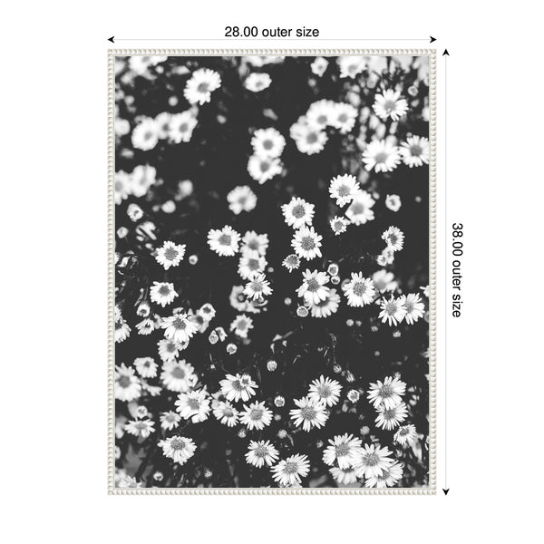 Kate & Laurel Sylvie Chamomile Framed Canvas By Alicia Abla