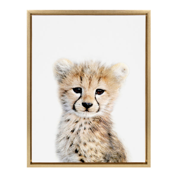 kate & laurel Sylvie Cheetah Framed Canvas by Amy Peterson Art Studio kate & laurel Sylvie Cheetah Framed Canvas by Amy Peterson Art Studio