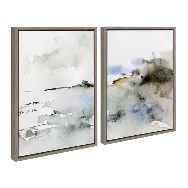 Kate & Laurel Sylvie Close Your Eyes And Remember 1 Framed Canvas By Maja Mitrovic Of Makes My Day Happy