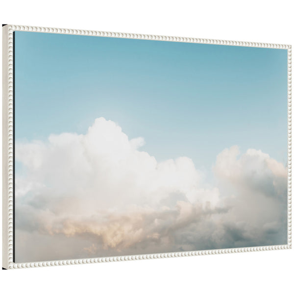 kate & laurel Sylvie Clouds Framed Canvas by Alicia Abla