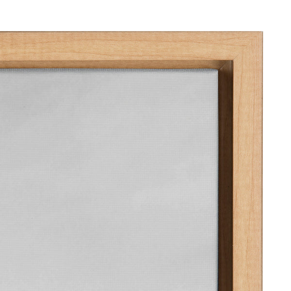 Kate & Laurel Sylvie Coastal Coconut Palm Tree Beach BW Framed Canvas Set By The Creative Bunch Studio