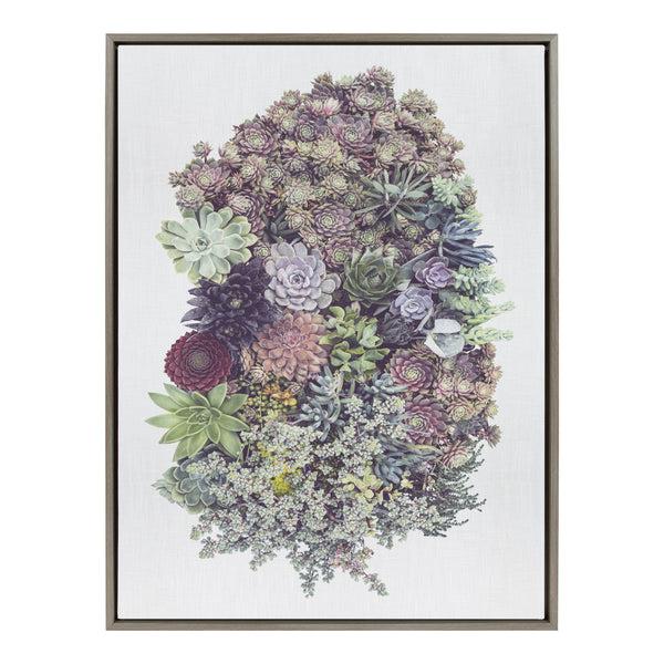 kate & laurel Sylvie Colony 2 Framed Canvas by F2Images