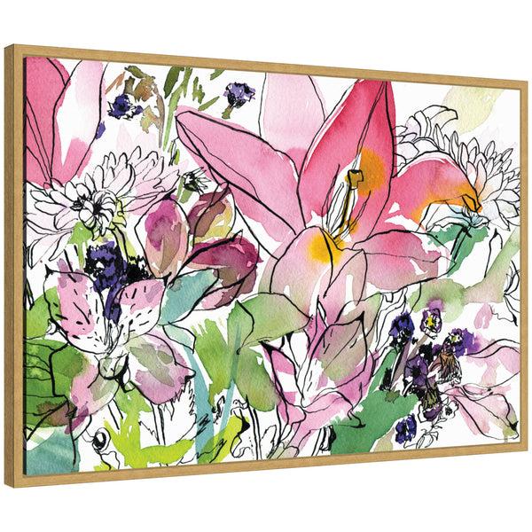 kate & laurel Sylvie Compassion Framed Canvas by Janet Meinke-Lau