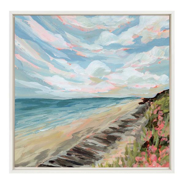 kate & laurel Sylvie Connecticut Framed Canvas by Emily Kenney