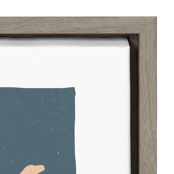 Kate & Laurel Sylvie Contemplation Framed Canvas By Rocket Jack