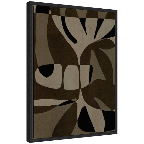 Kate & Laurel Sylvie Contour 2 Framed Canvas By Shatha Al Dafai